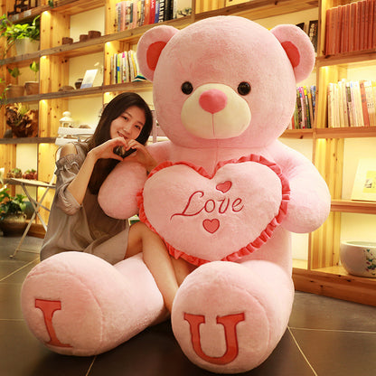 Hug Bear Plush Toy – Adorable Gift for Valentine’s Day