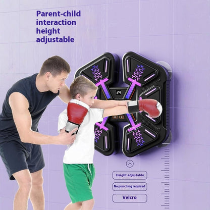 Music Boxing Ring – Interactive Rhythm Wall for Fitness & Stress Relief