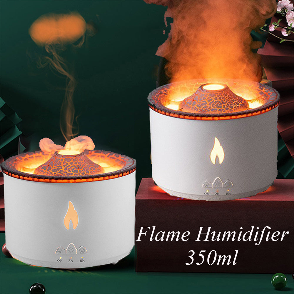 Creative Ultrasonic Essential Oil Humidifier – Volcano & Jellyfish Aromatherapy Diffuser