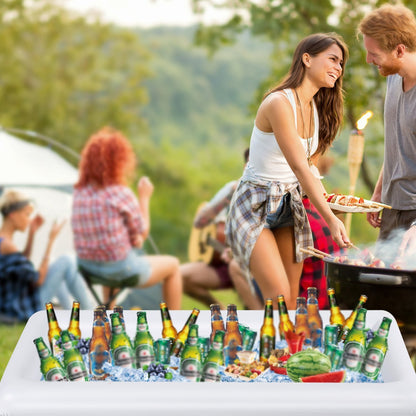 Inflatable Ice Bar Drink Holder – PVC Floating Cup Holder & Salad Plate for Water Fun