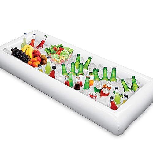 Inflatable Ice Bar Drink Holder – PVC Floating Cup Holder & Salad Plate for Water Fun