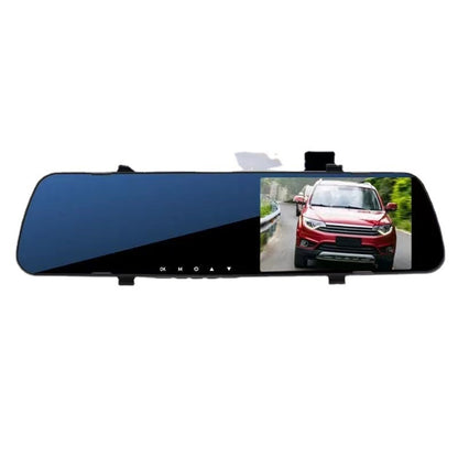 1080P HD Rearview Mirror Driving Recorder | Dual Lense