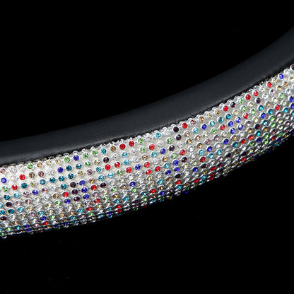 Women's Rhinestone Car Steering Wheel Cover