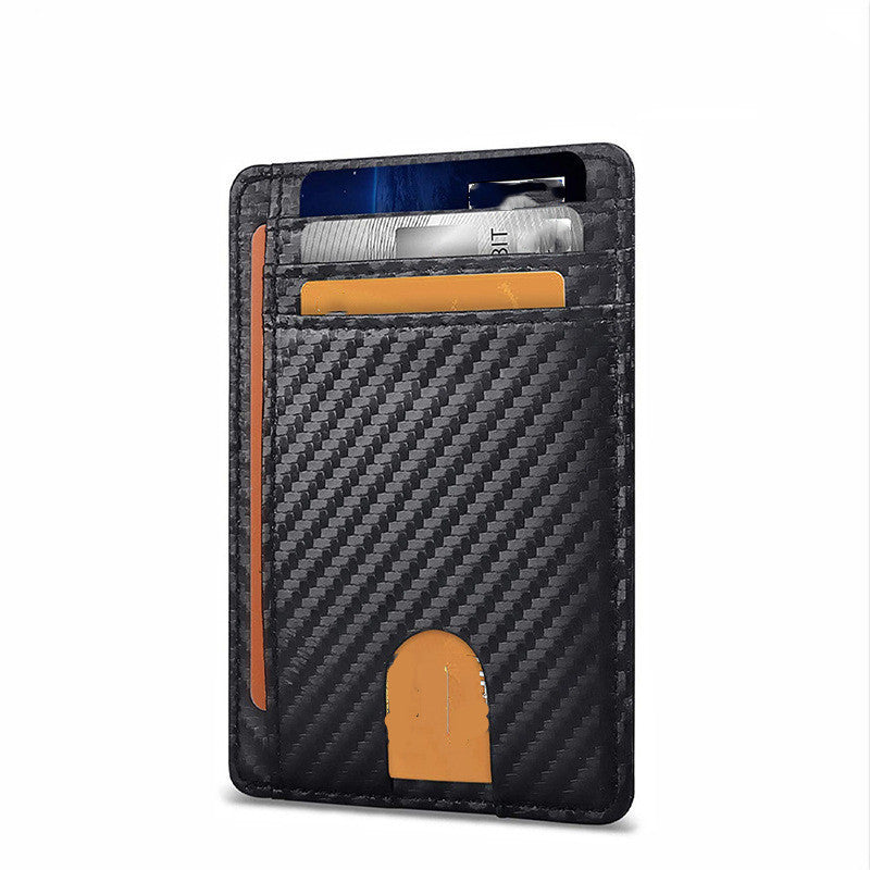 Men's Leather RFID-Blocking Card Holder – Secure and Stylish