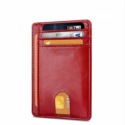 Men's Leather RFID-Blocking Card Holder – Secure and Stylish