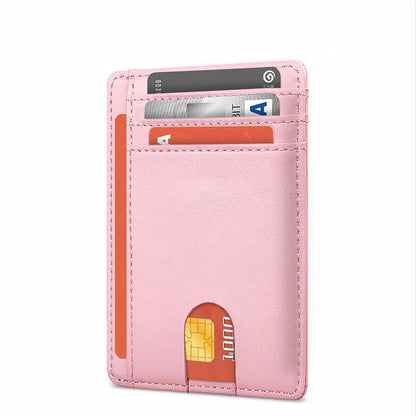 Men's Leather RFID-Blocking Card Holder – Secure and Stylish