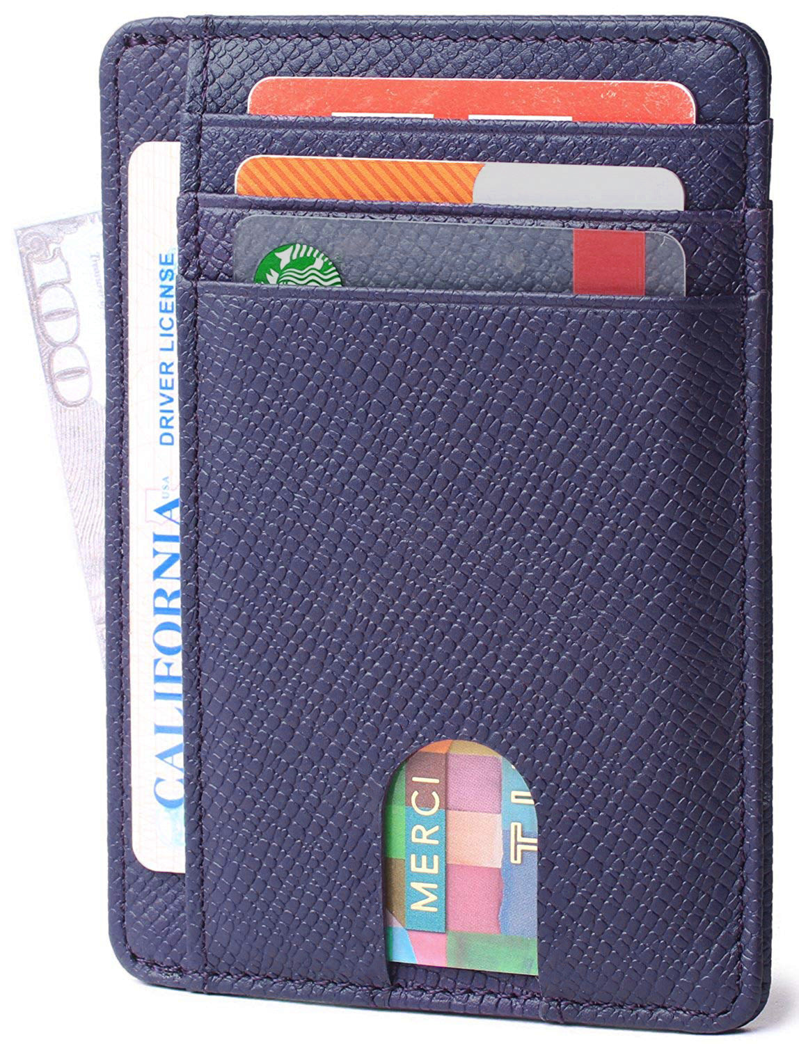 Men's Leather RFID-Blocking Card Holder – Secure and Stylish