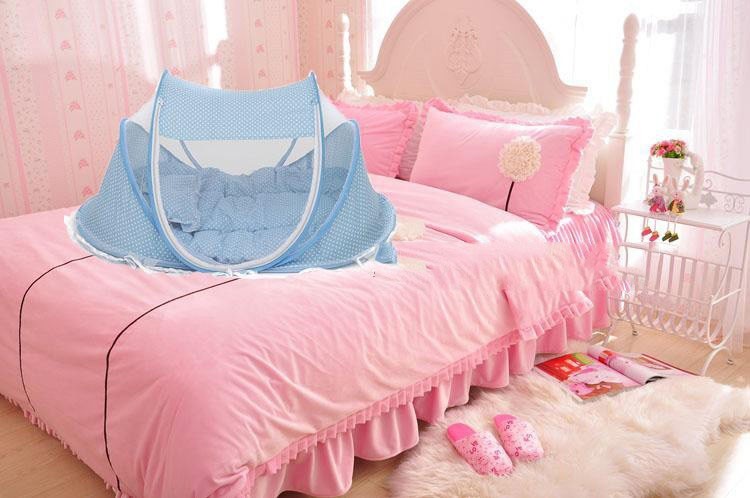 Foldable Baby Bed Net – Portable Infant Sleeping Solution