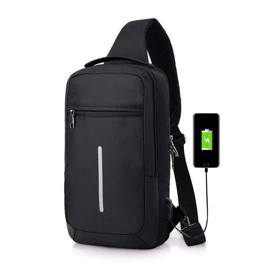 Anti-Theft USB Charging Chest Bag – Secure, Convenient, and Stylish Travel Companion