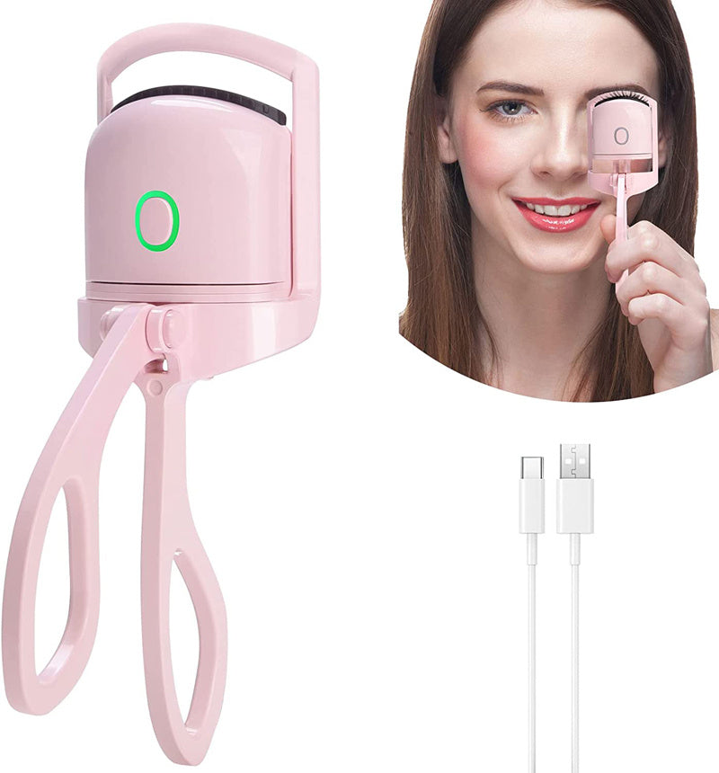 Rechargeable Electric Eyelash Curler for Long-Lasting Lashes