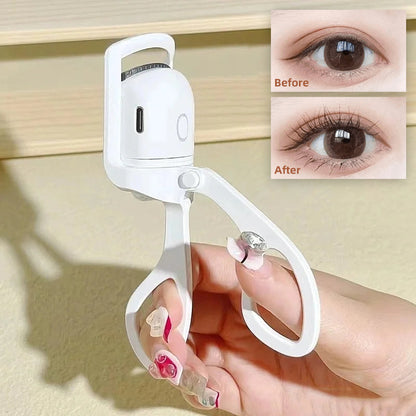 Rechargeable Electric Eyelash Curler for Long-Lasting Lashes