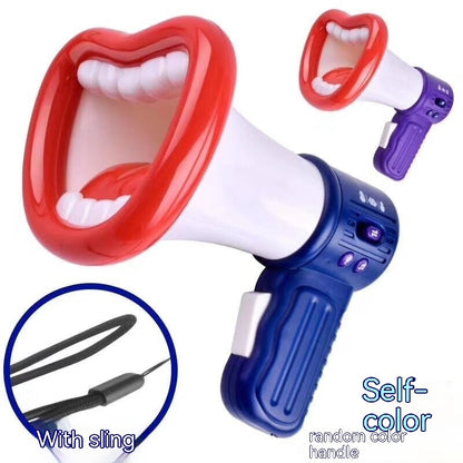 Kids' Creative Funny Lips Horn Loudspeaker