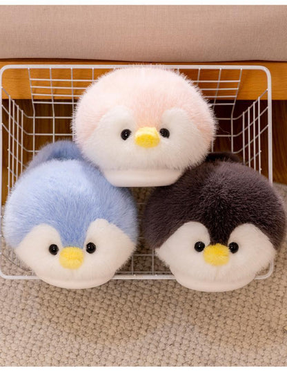 Cute Penguin Cartoon Plush Slippers