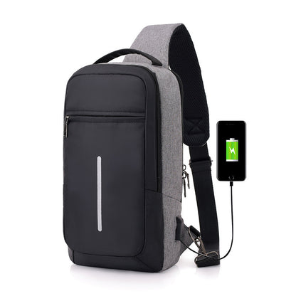 Anti-Theft USB Charging Chest Bag – Secure, Convenient, and Stylish Travel Companion