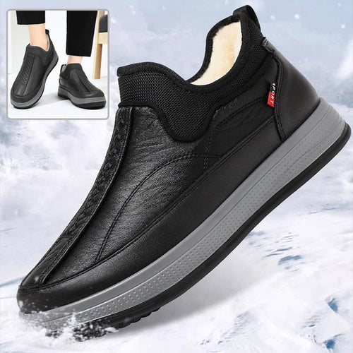 Winter Warm Fleece Snow Boots – Non-Slip Platform Ankle Boots for Men & Women