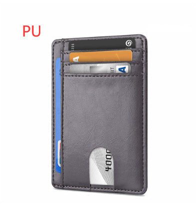 Men's Leather RFID-Blocking Card Holder – Secure and Stylish