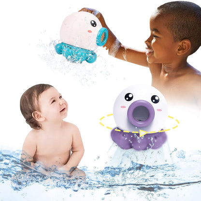 Octopus Fountain Bath Toy – Fun Water Jet Rotating Shower for Kids