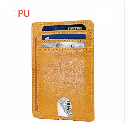 Men's Leather RFID-Blocking Card Holder – Secure and Stylish