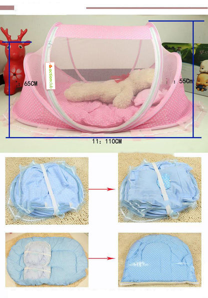 Foldable Baby Bed Net – Portable Infant Sleeping Solution