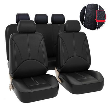 PU Leather Car Seat Cover – Universal Splicing Design for Comfort & Protection