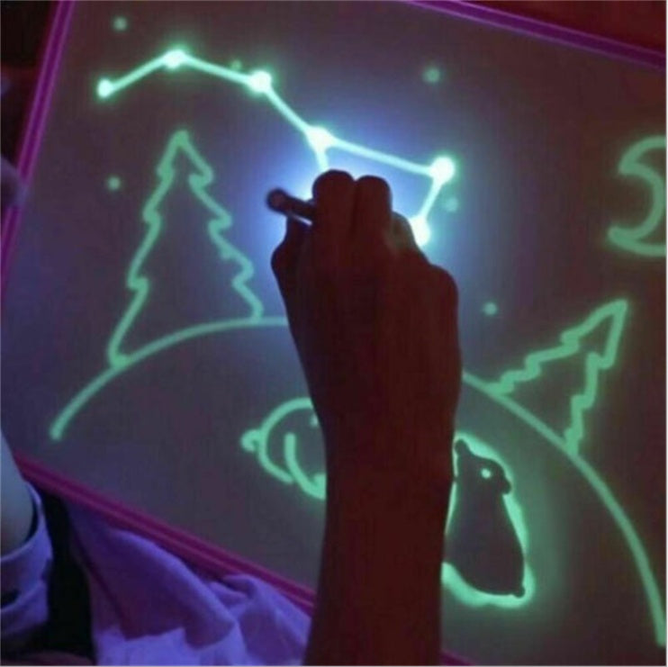 Educational 3D Magic Drawing Pad – 8 Light Effects Puzzle Board