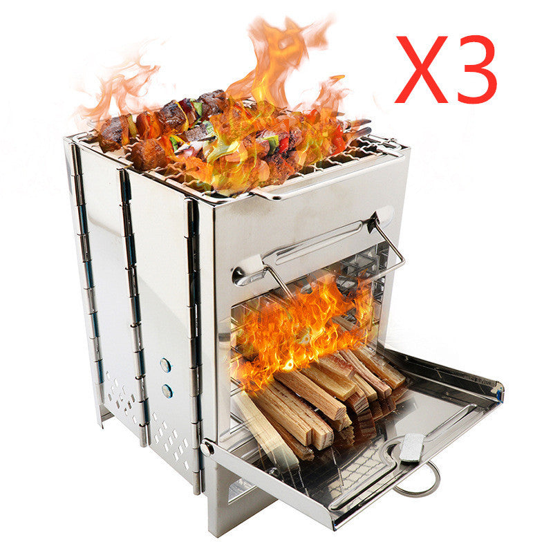 Lightweight Folding Camping Wood Stove