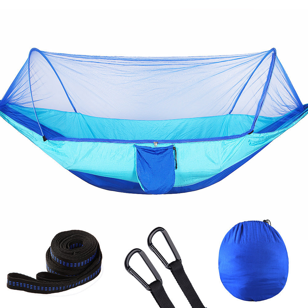 Automatic Instant Hammock with Mosquito Net