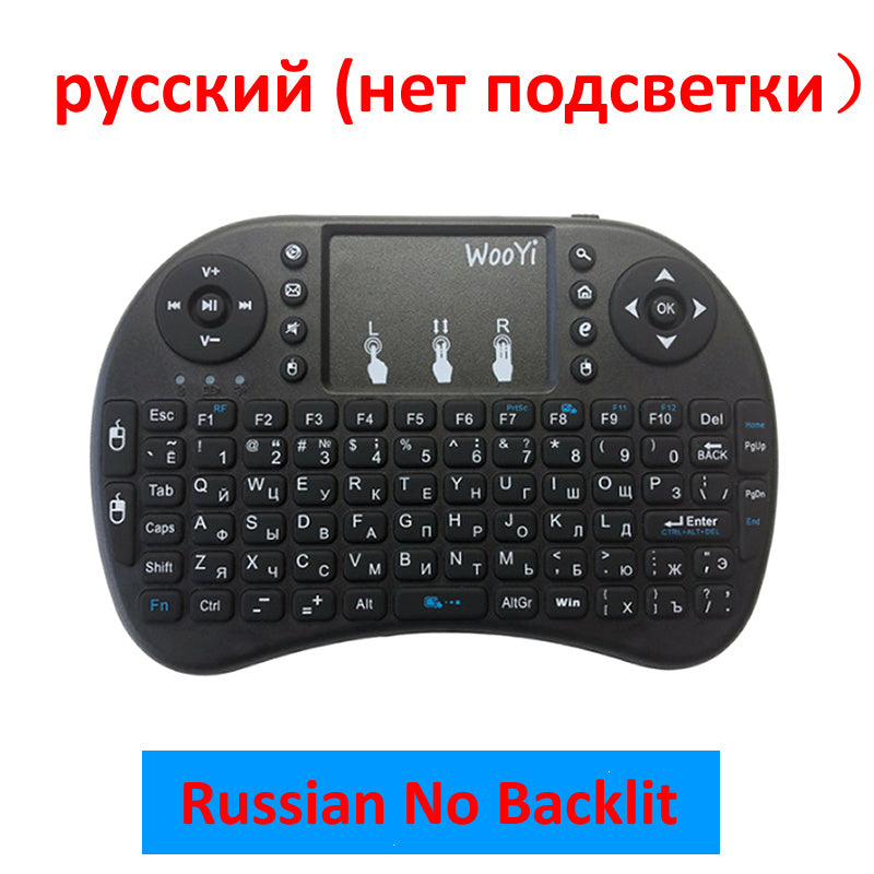 2.4G Wireless Mini Keyboard & Mouse Combo – Ergonomic Design with Touchpad for Smart TVs, PCs, and More