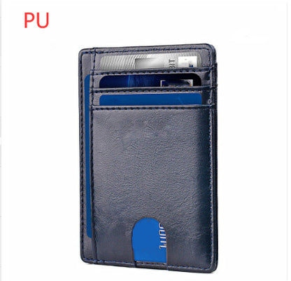 Men's Leather RFID-Blocking Card Holder – Secure and Stylish