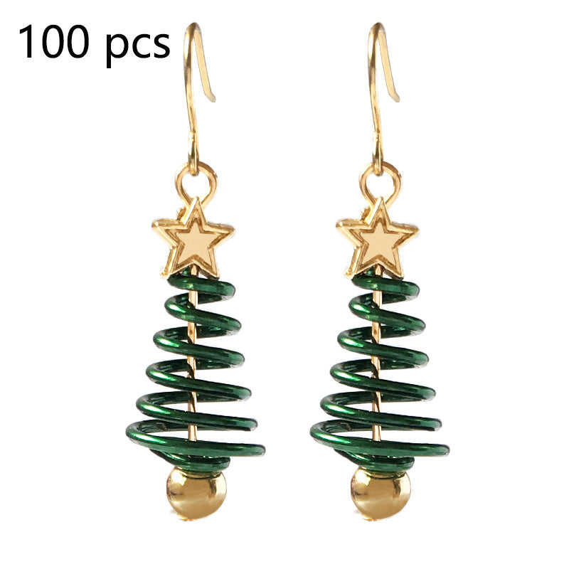 Christmas Tree Earrings Set