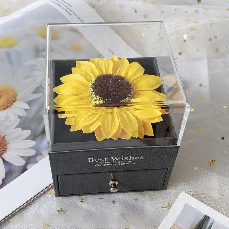 Amazing Sunflower Necklace Gift