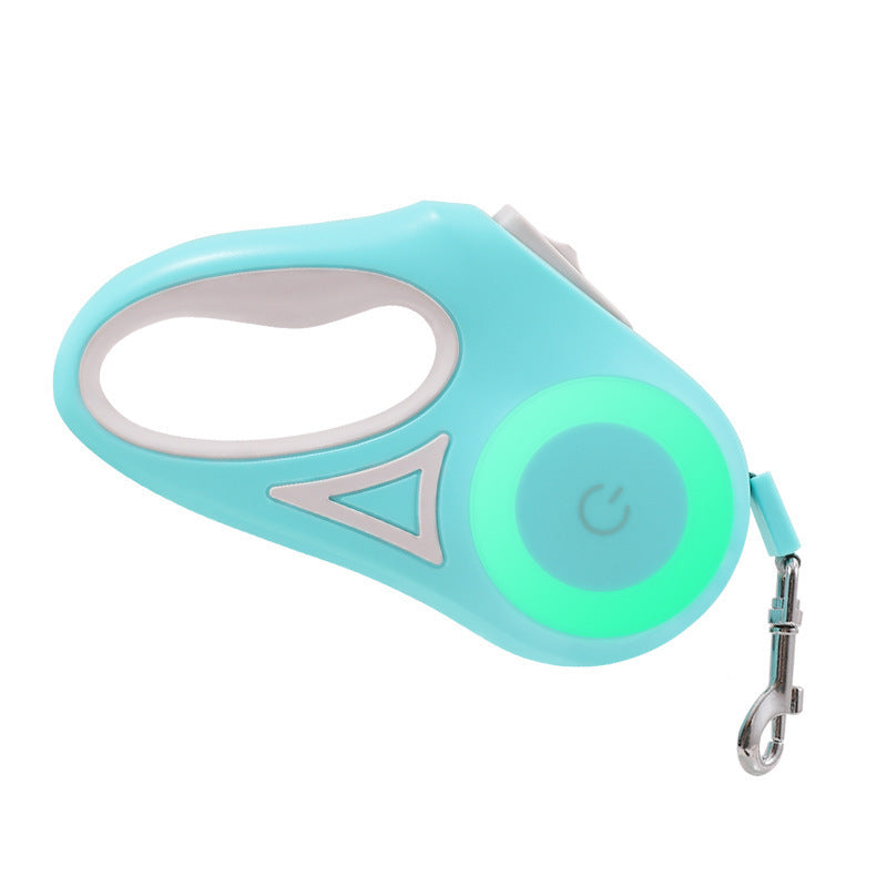 Retractable Dog Leash and Collar with Spotlight