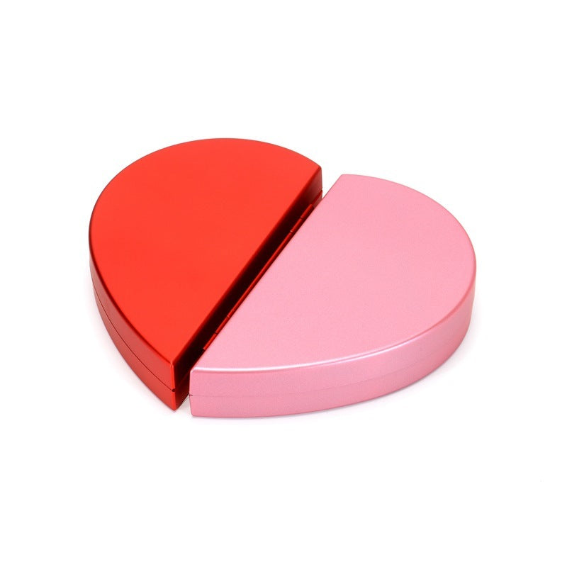 3D Love Box Heart-Shaped Rose Flower Rotating Ring Box