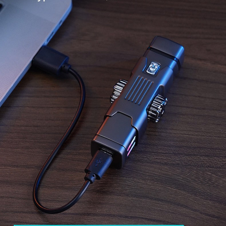 High-Tech Cool Charging Lighter – Sleek, Rechargeable, and Windproof