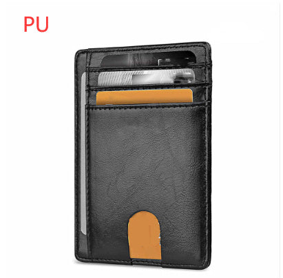 Men's Leather RFID-Blocking Card Holder – Secure and Stylish