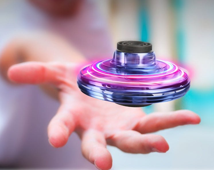 Mini LED UFO Drone Toy – Interactive Flying Spinner