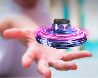 Mini LED UFO Drone Toy – Interactive Flying Spinner