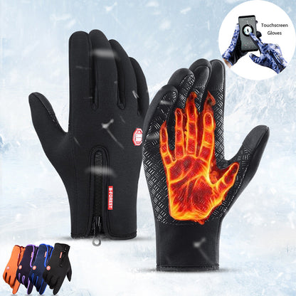 Winter Gloves Touch Screen & Waterproof With Fleece