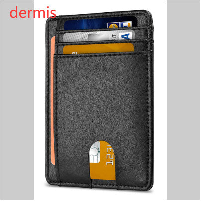 Men's Leather RFID-Blocking Card Holder – Secure and Stylish