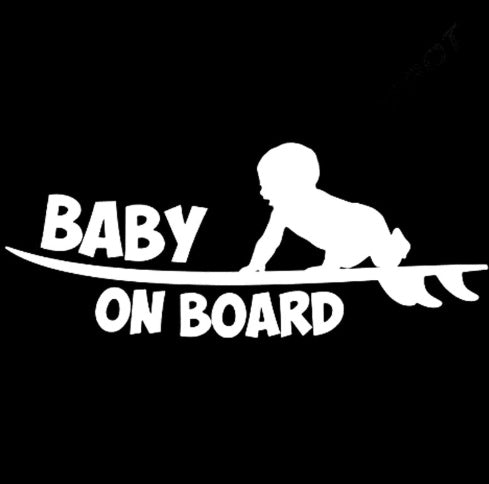 Cute "Baby On Board" Car Sticker