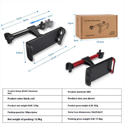 Car Back Seat Phone & Tablet Holder – Stable, Silent, and Dual-Use Design