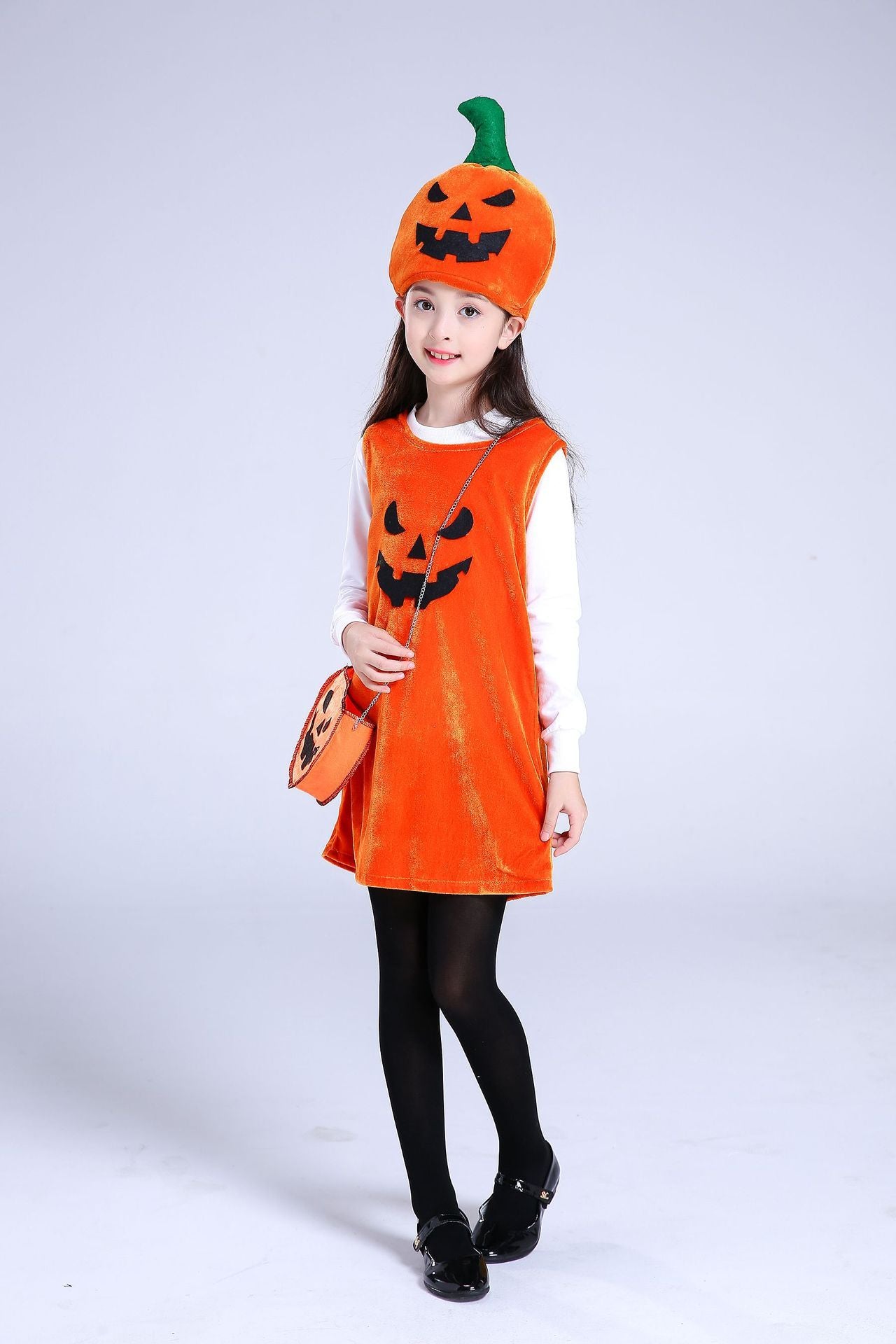 Girls' Pumpkin Halloween Costume