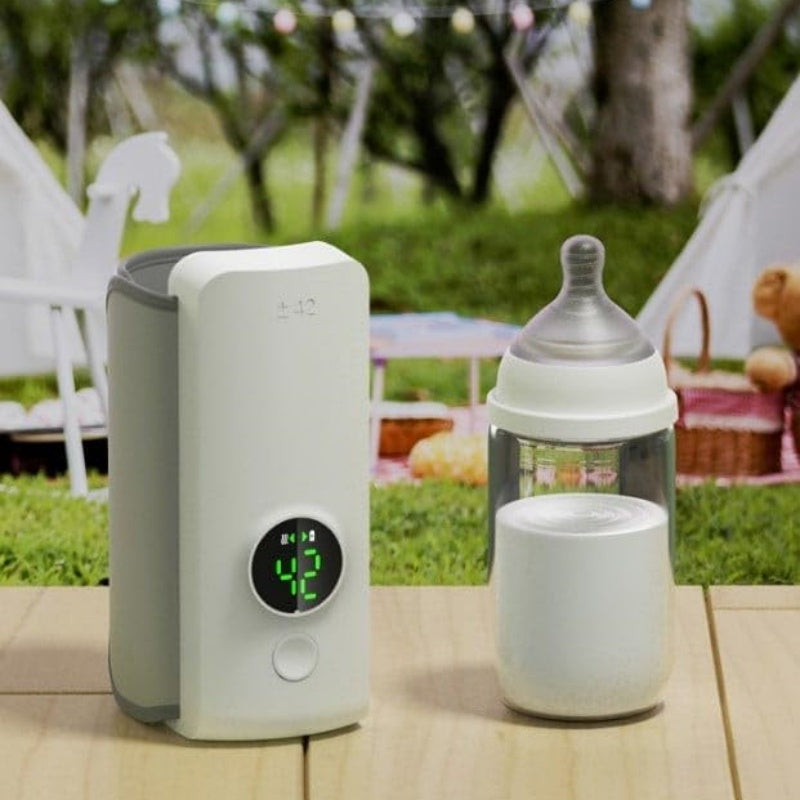 Portable Wireless Baby Bottle Warmer – USB Charging & Constant Temperature Milk Warmer