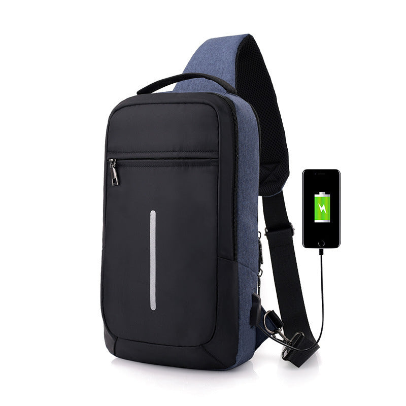 Anti-Theft USB Charging Chest Bag – Secure, Convenient, and Stylish Travel Companion