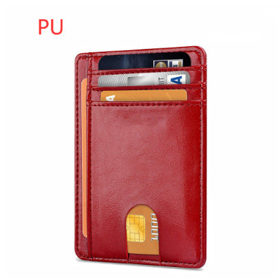 Men's Leather RFID-Blocking Card Holder – Secure and Stylish