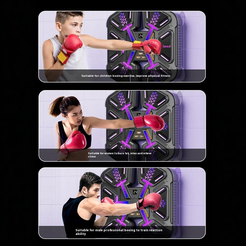 Music Boxing Ring – Interactive Rhythm Wall for Fitness & Stress Relief