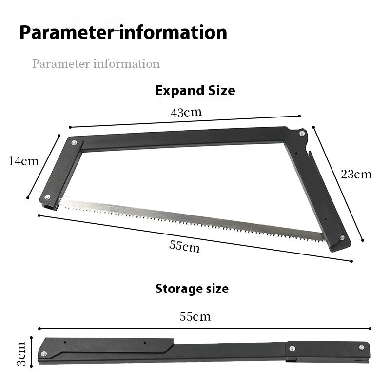 Multifunctional Outdoor Saw – Essential Tool for Camping, Hiking, and Woodcutting