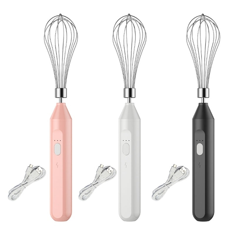 3-Speed Adjustable Electric Egg Beater & Milk Frother