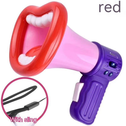 Kids' Creative Funny Lips Horn Loudspeaker