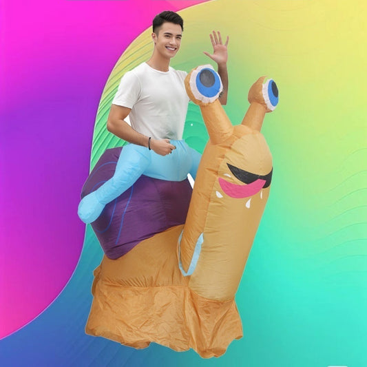 Halloween Inflatable Riding Snail Costume